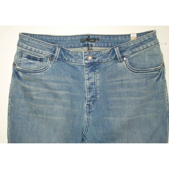 New NWT Womens 14 Prana Jeans Buxton Denim Blue Organic Performance 32 X 27 Boy - Picture 4 of 6